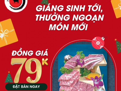 GIÁNG SINH TỚI, THƯỞNG NGOẠN MÓN MỚI TẠI NHÀ HÀNG NHẬT HINOMARU