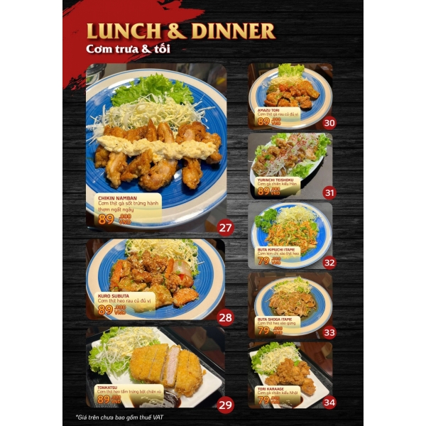 Cơm trưa & tối 1