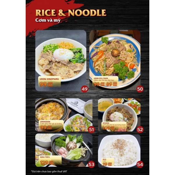 Cơm & mỳ